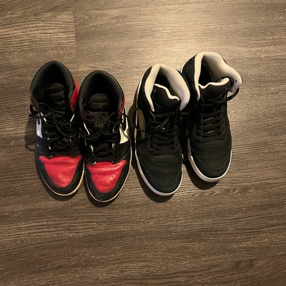 JORDAN 1 BRED TOE AND JORDAN 5 OREO (2013) - Picture 5 of 6